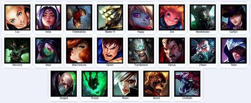 NA | Unranked | Handmade | Level 20 | 1 Skins | 21 Champions | Full Access