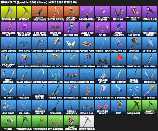 [PC/XBOX] | 70 skins | Leviathan Axe | Lara Croft | Menace | Joltara | Mandalorian | Raz | Spectra Knight | Vi | Predator | Omegarok | Galaxia | Full Access