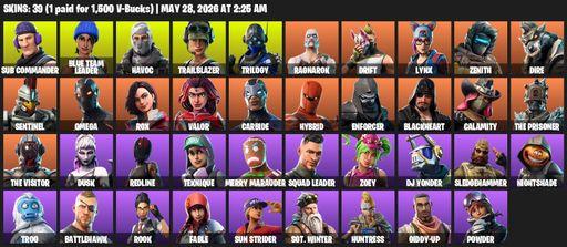 [PC/XBOX] | 39 skins | Omega | Sub Commander | Blue Team Leader | Havoc | Trailblazer | Trilogy | Ragnarok | Drift | Lynx | Zenith | Dire | Sentinel | Full Access