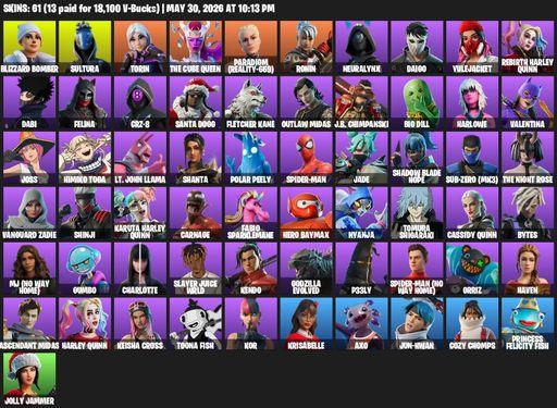 [PC/XBOX] | 61 skins | Blizzard Bomber | Sultura | Torin | The Cube Queen | Paradigm (Reality-659) | Ronin | NeuraLynx | Daigo | Yulejacket | Full Access
