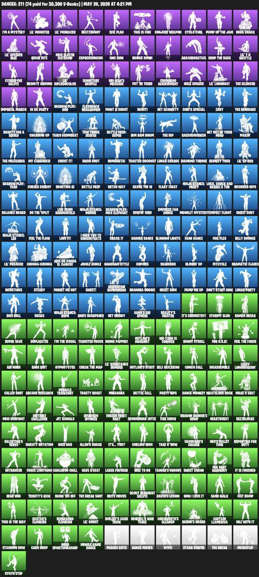 [PC/PSN/XBOX] | 353 skins | Darth Vader | Omen | Paradigm (Reality-659) | Inferno | Malik | Optimus Prime | Twyn | The Foundation | Kado Thorne | Full Access