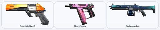 EU | 3 Skins | Composite Sheriff / Blush Frenzy / Digihex Judge | Full Access