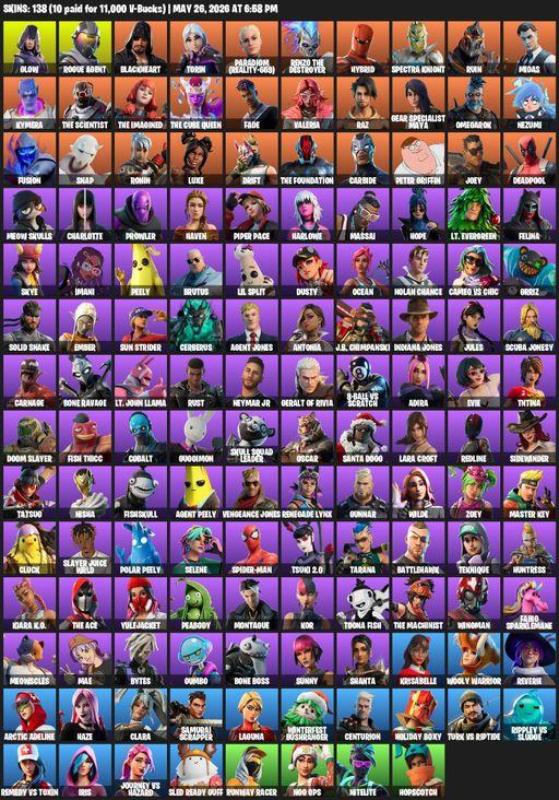 [PC/PSN/XBOX] | 138 skins | Lara Croft | Glow | Rogue Agent | Blackheart | Torin | Paradigm (Reality-659) | Renzo the Destroyer | Hybrid | Full Access